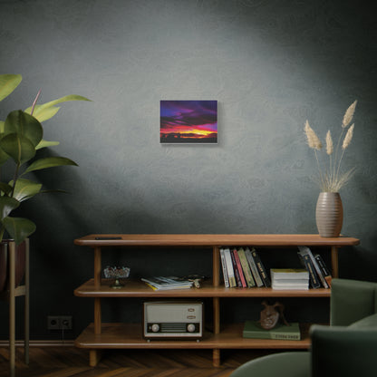 Farm Sunset Matte Canvas Art