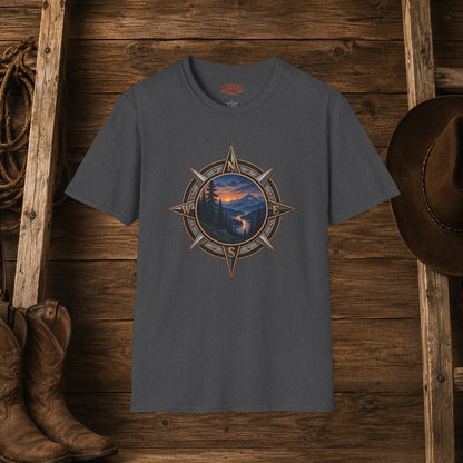 Compass Wilderness   Adult Size T-Shirt