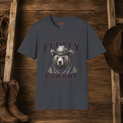 Don't Pet the Fluffy Cowboy  Adult T-Shirt
