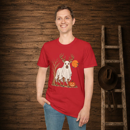 Patch Deer  Adult Size T-Shirt