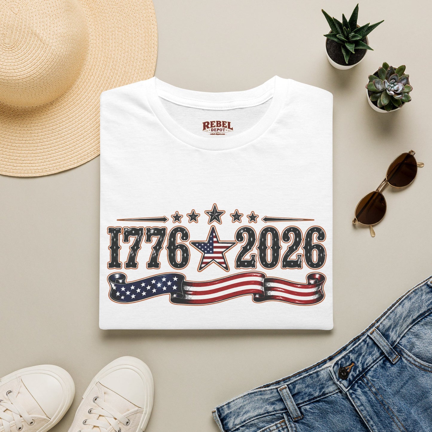 1776 - 2026 Patriot  Adult Size T-Shirt