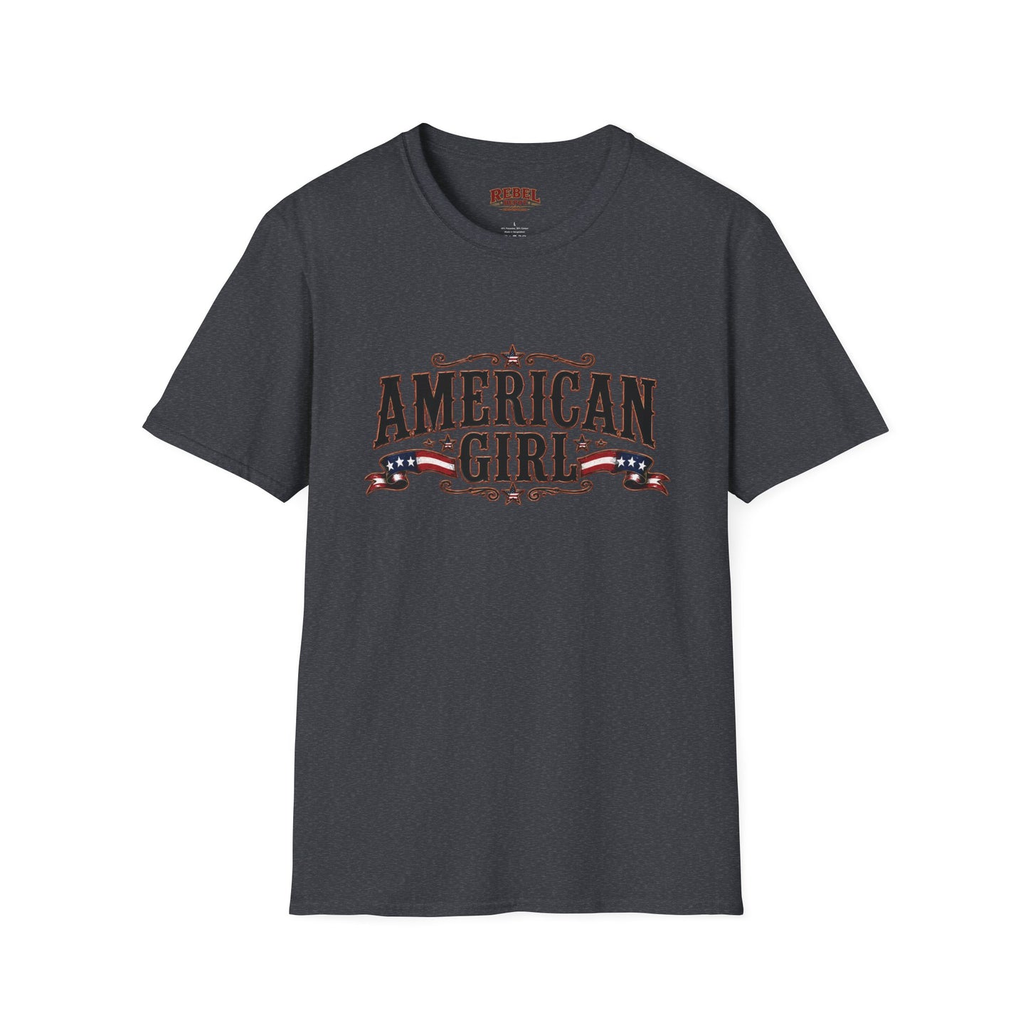 American Girl Patriot  Adult Size T-Shirt