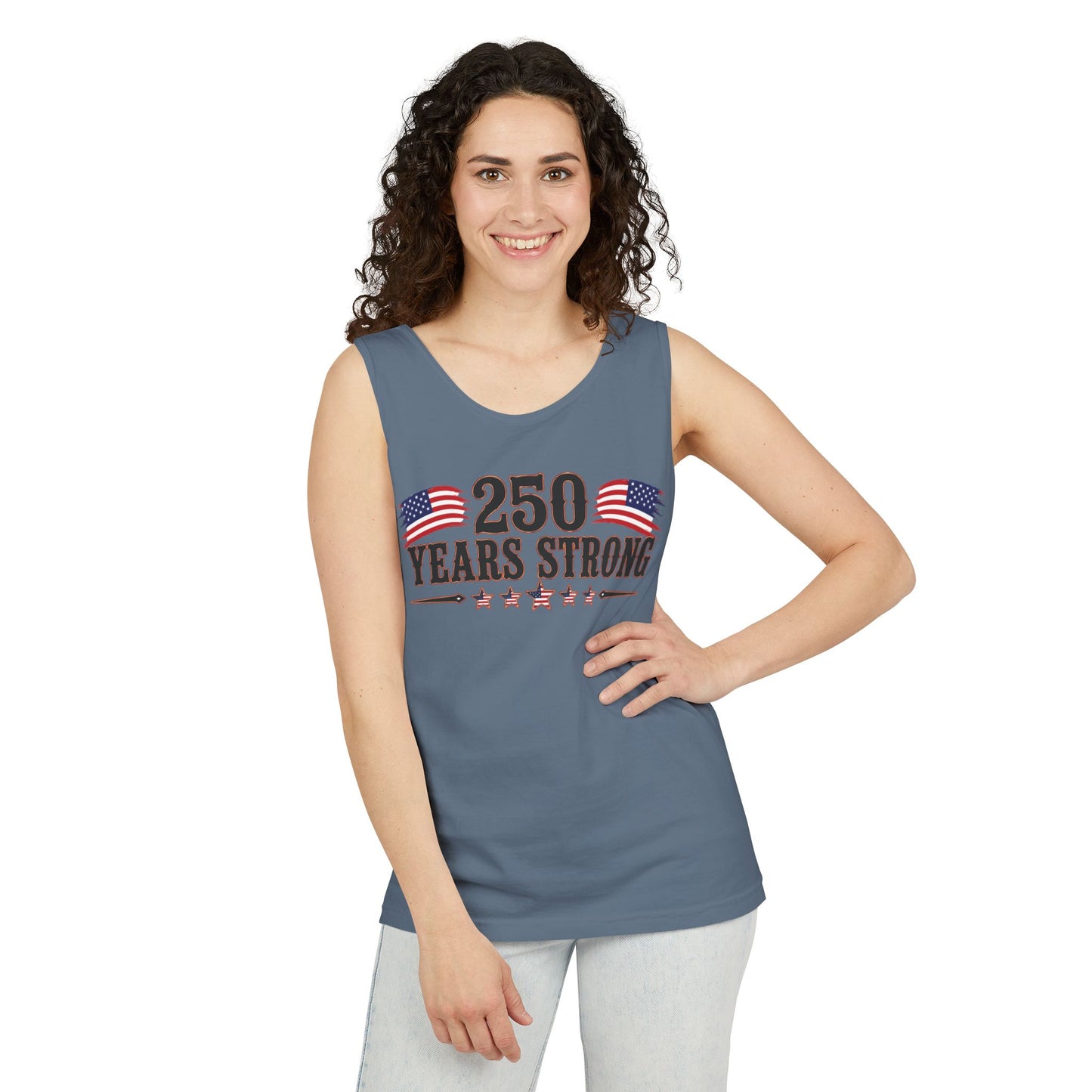250 Years Strong   Adult Unisex Tank Top  *ON SALE 25% OFF AT CHECKOUT!*