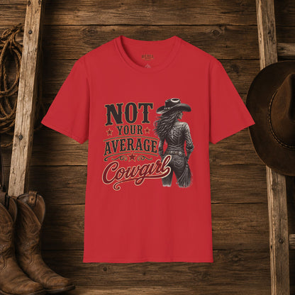 Not Average Cowgirl (Front)   Adult T-Shirt