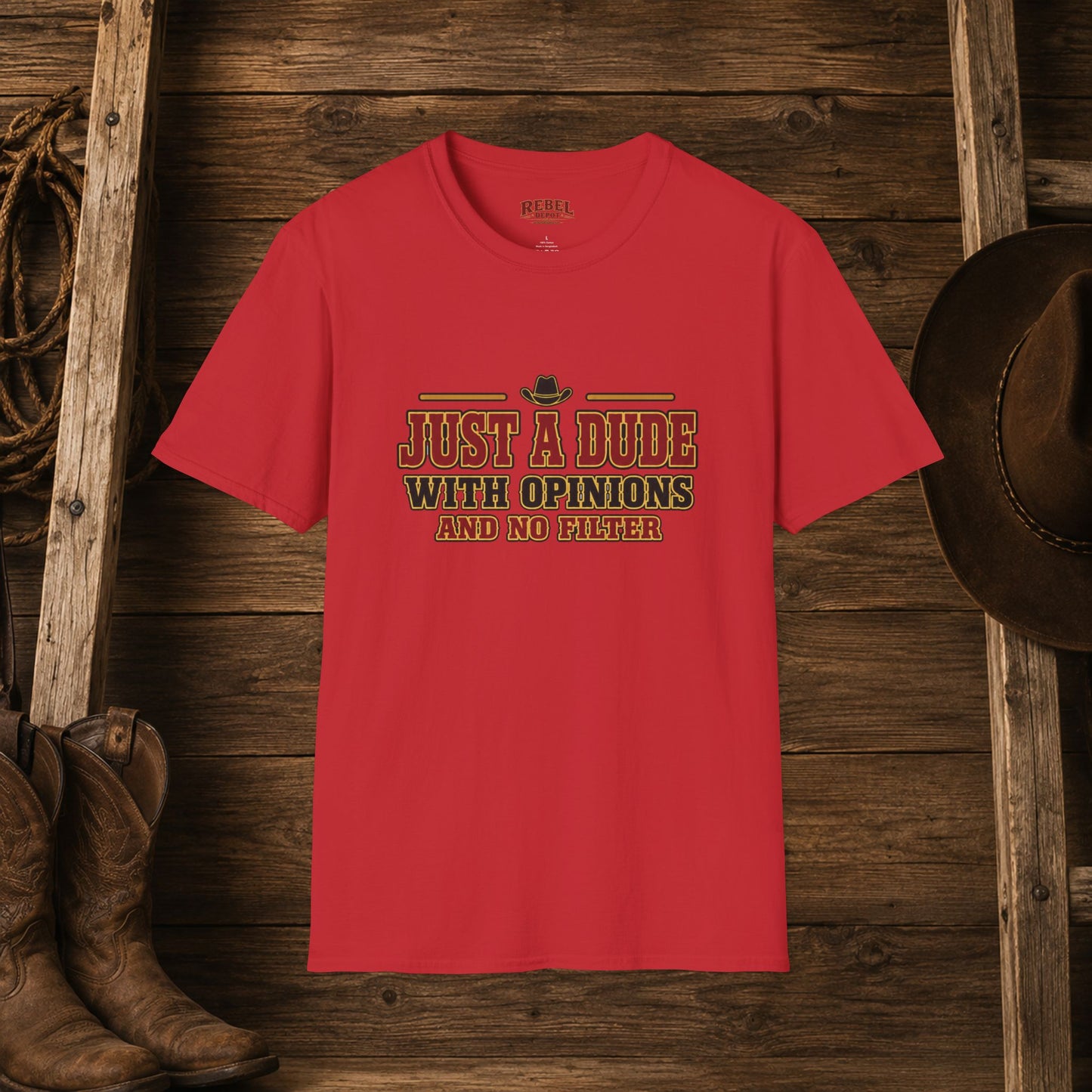 Just A Dude   Adult T-Shirt