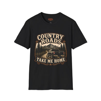 Country Roads Ford  Adult Size T-Shirt