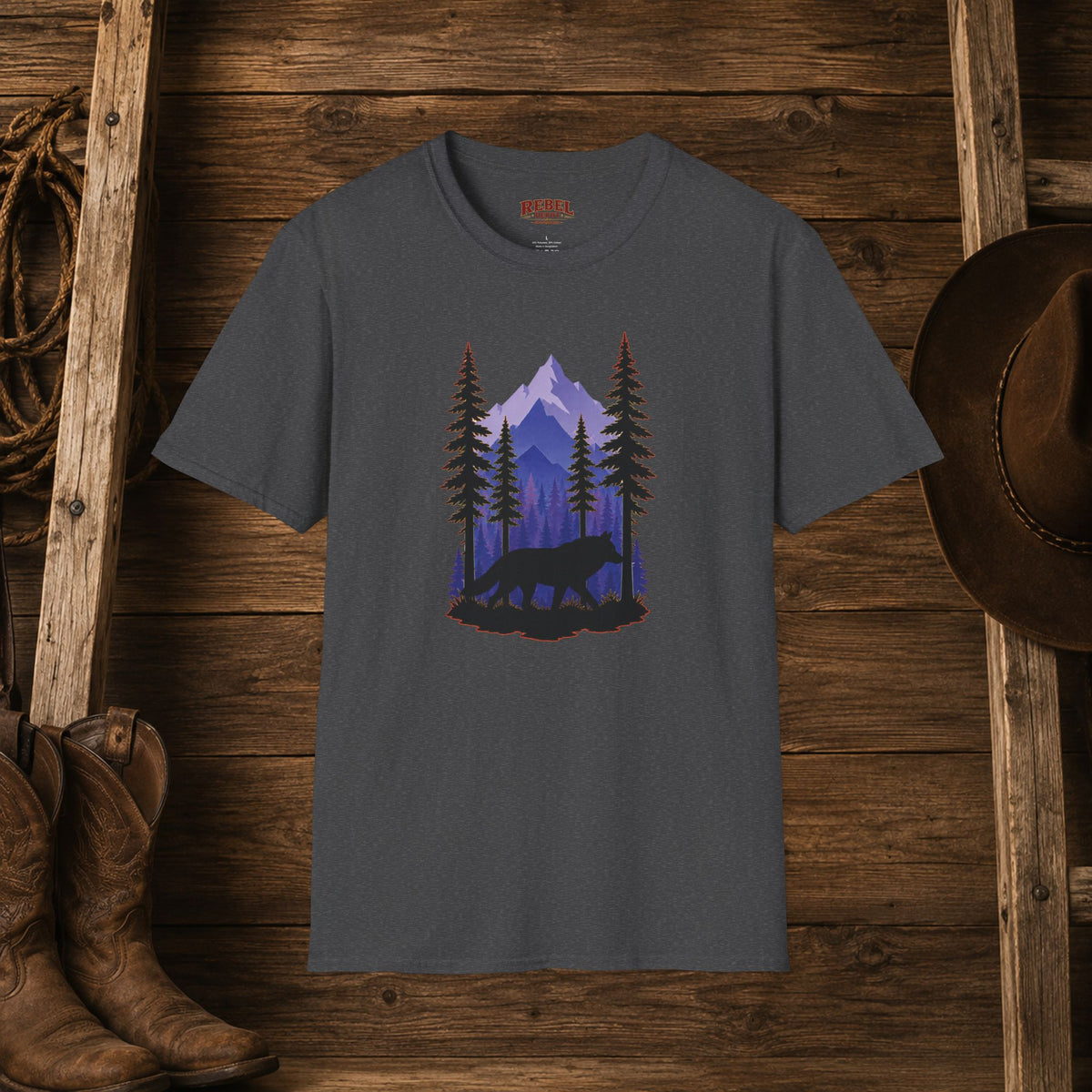 Twilight Wolf   Adult Size T-Shirt