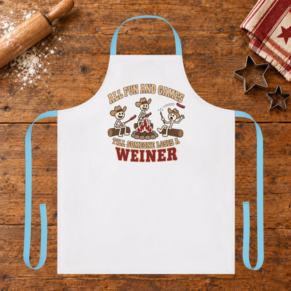 Fun and Games Till You Lose A Weiner  Apron