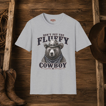 Don't Pet the Fluffy Cowboy  Adult T-Shirt