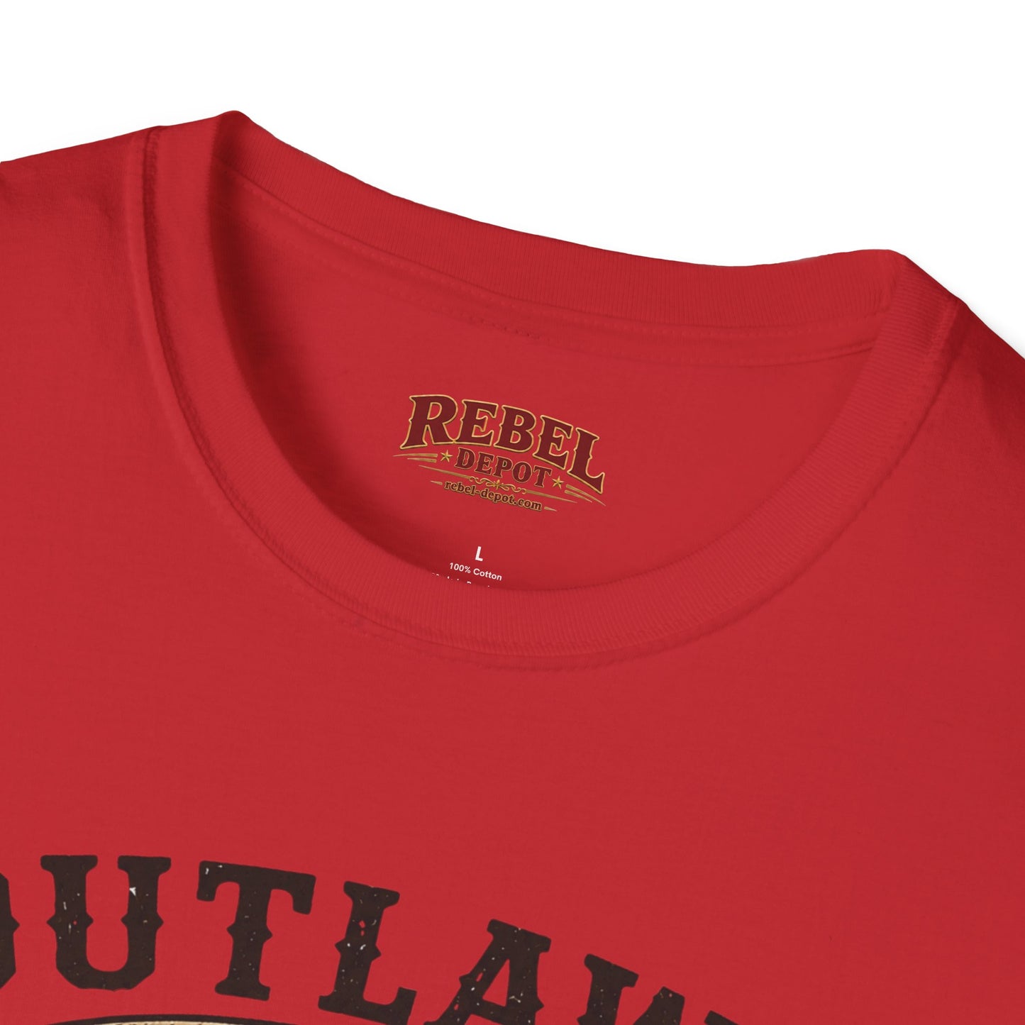 Outlaws Ride Wild   Adult Size T-Shirt