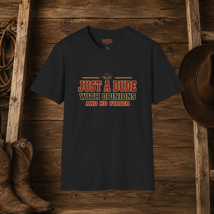 Just A Dude   Adult T-Shirt