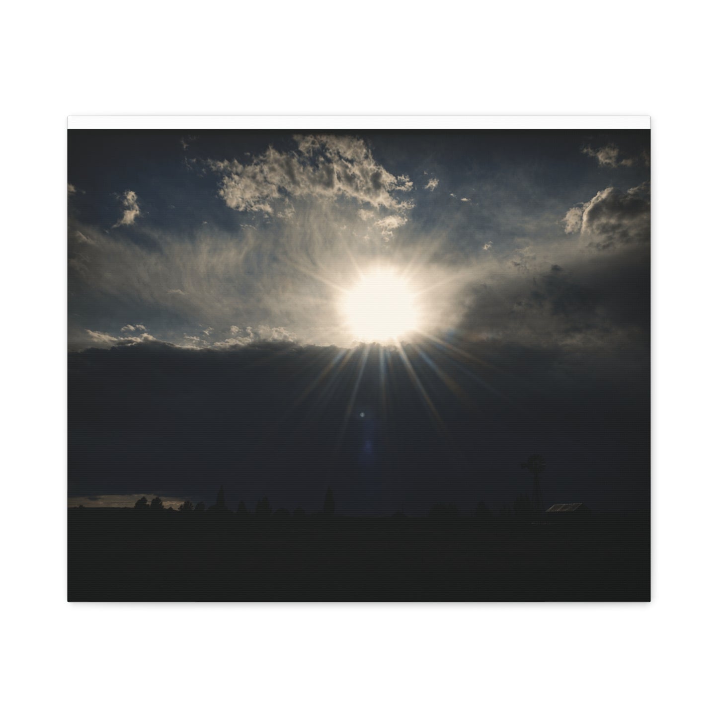 Farm Sunray Matte Canvas Art