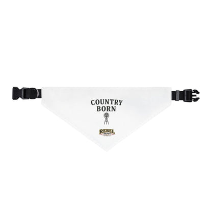 Country Born  Clip-on Pet Bandana