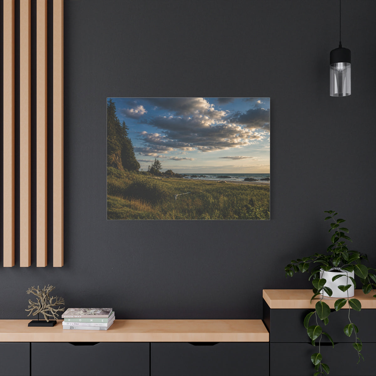 Neah Bay Beach  Matte Canvas Art