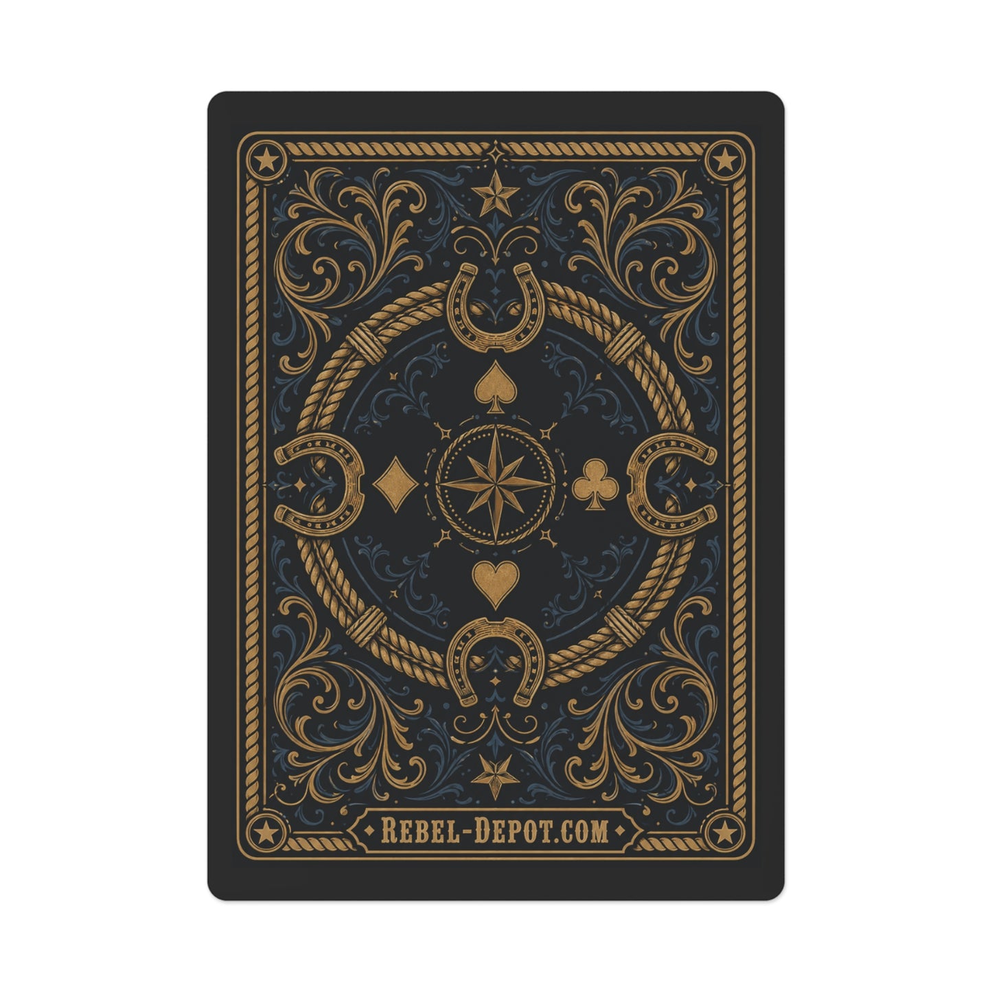 Horseshoe Wreath  Poker Cards