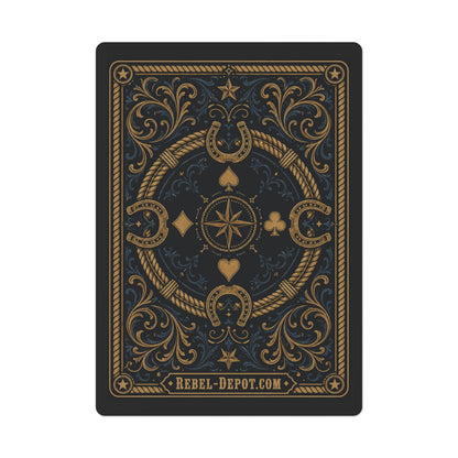 Horseshoe Wreath  Poker Cards