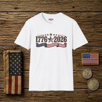 1776 - 2026 Patriot  Adult Size T-Shirt