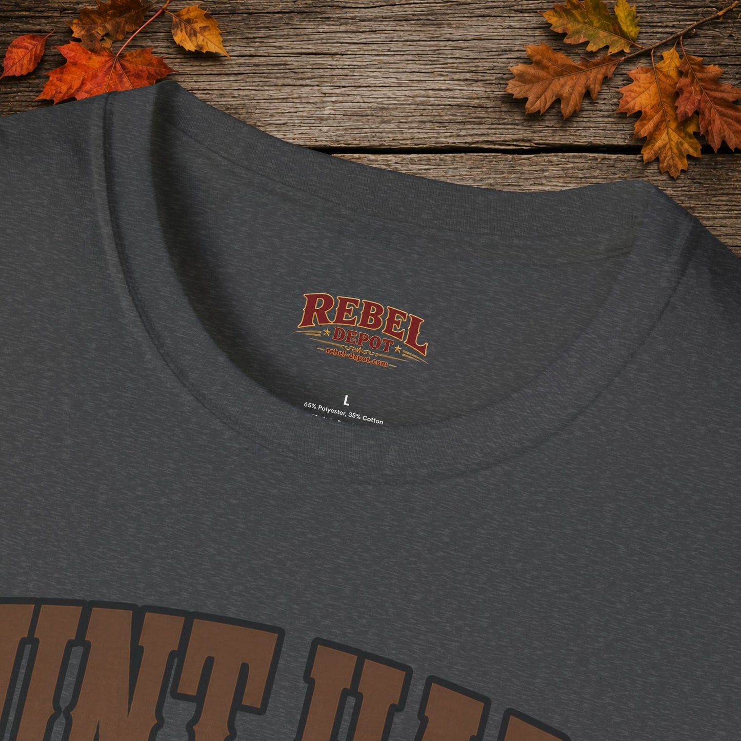 Hunt Hard Live Wild  Adult T-Shirt