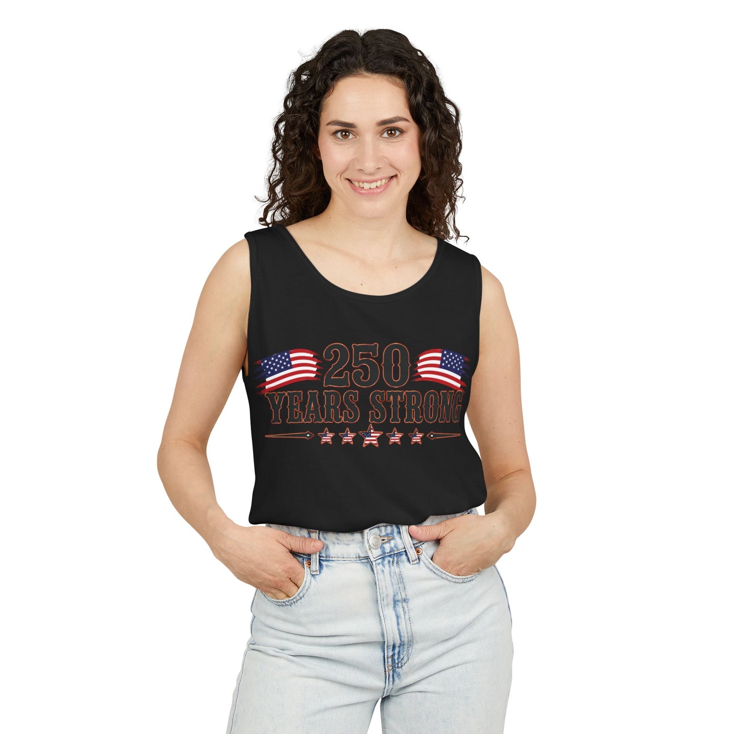 250 Years Strong   Adult Unisex Tank Top  *ON SALE 25% OFF AT CHECKOUT!*