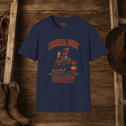 Arena Dirt Outlaw Grit  Adult T-Shirt