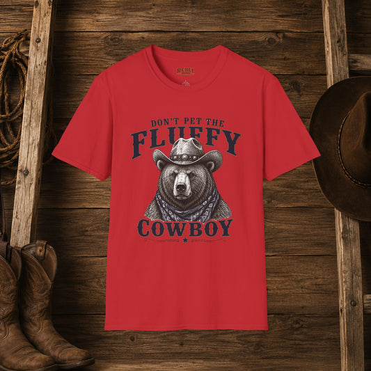 Don't Pet the Fluffy Cowboy  Adult T-Shirt