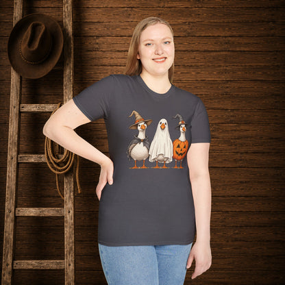 Spooky Geese   Adult Size T-Shirt