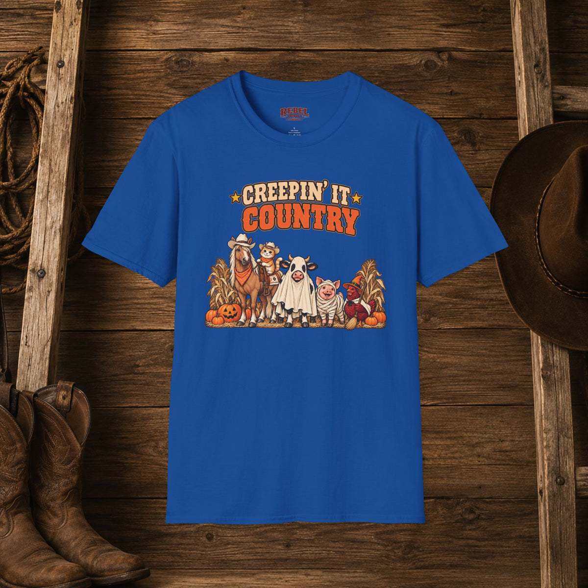 Creepin It Country   Adult Size T-Shirt