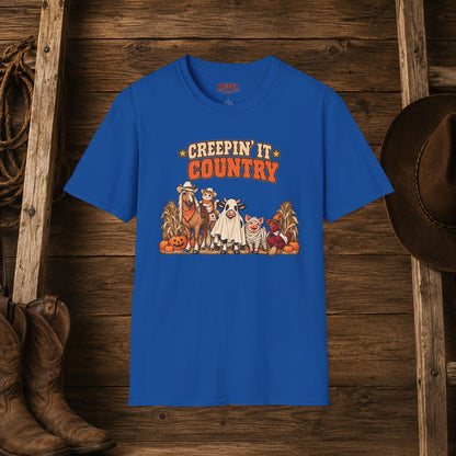 Creepin It Country   Adult Size T-Shirt