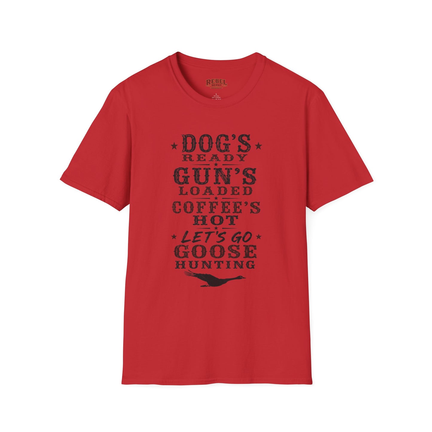 Dog Gun Goose  Adult Size T-Shirt