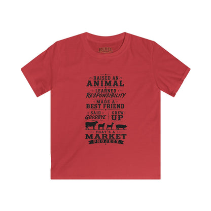 Market Project. Grew Up.   Kids Size T-Shirts