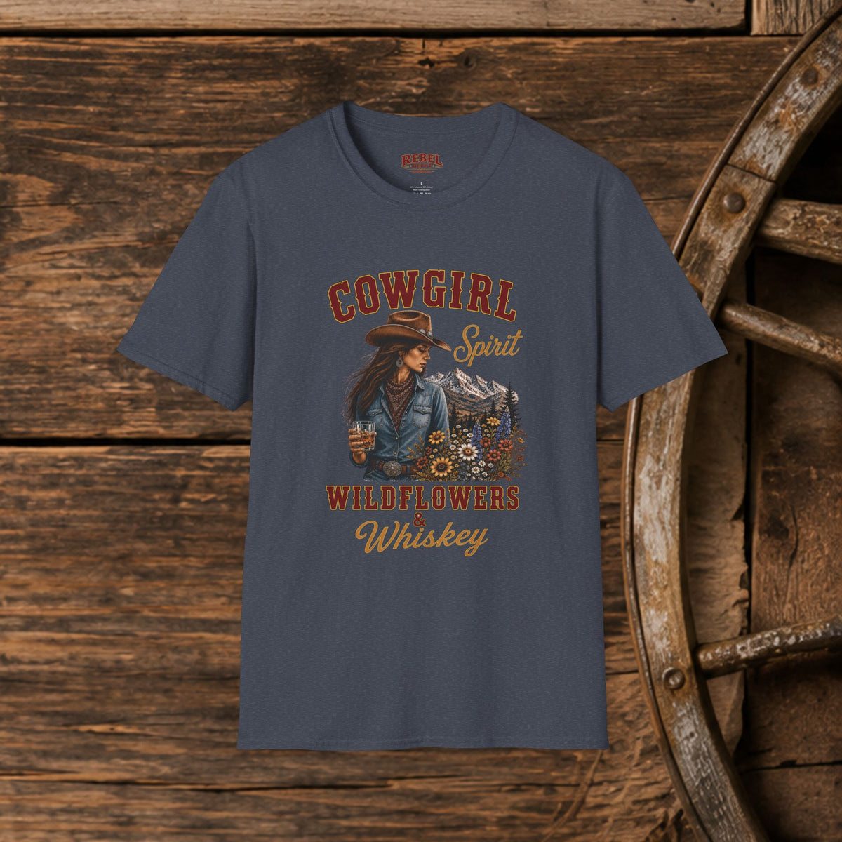 Cowgirl Spirit   Adult Size T-Shirt