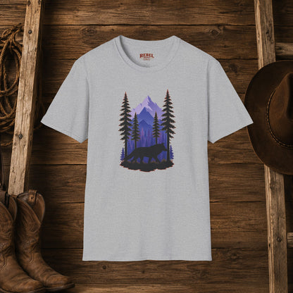 Twilight Wolf   Adult Size T-Shirt
