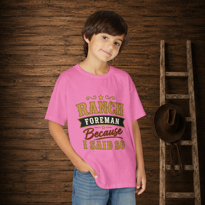 Ranch Foreman Youth T-Shirt