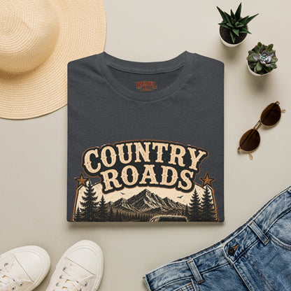 Country Roads Chevy   Adult Size T-Shirt