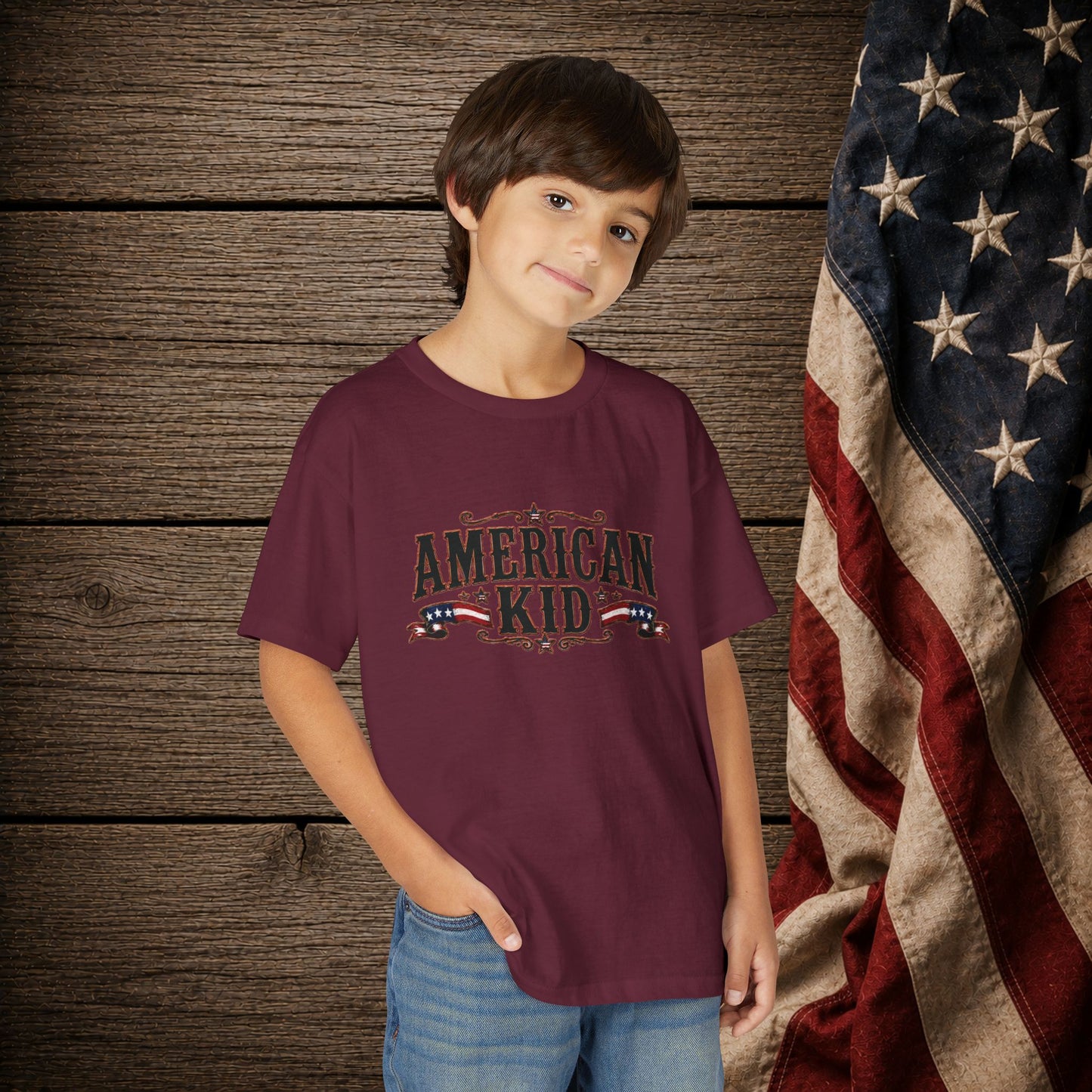 American Kid Patriot  Youth T-Shirt