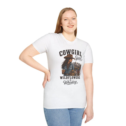 Cowgirl Spirit   Adult Size T-Shirt
