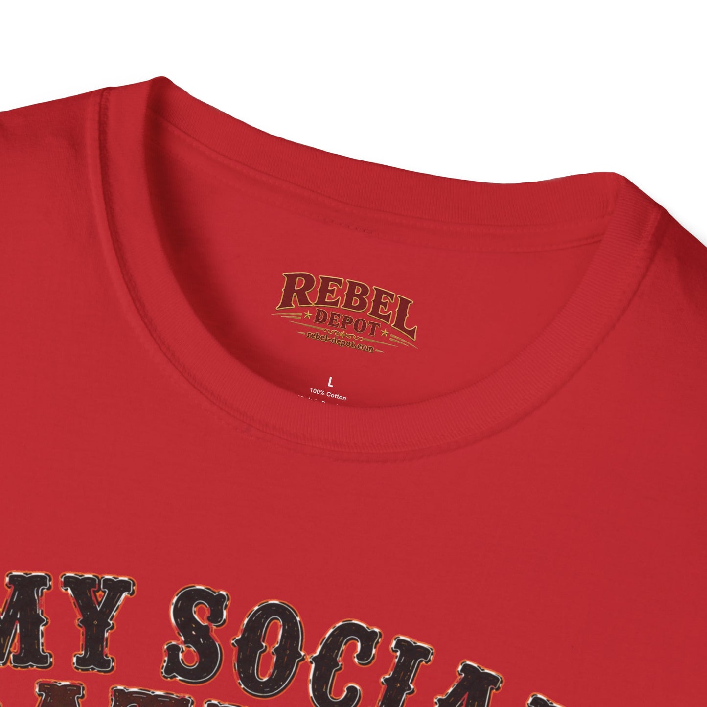 Social Battery Died  Adult Size T-Shirt