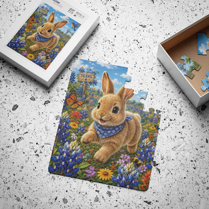 Bluebonnet Bunny  Kids' Puzzle 30-Piece