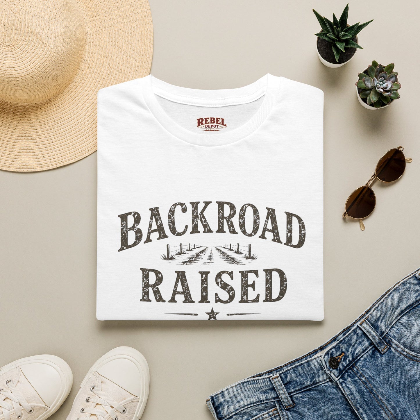 Backroad Raised Adult Size T-Shirt