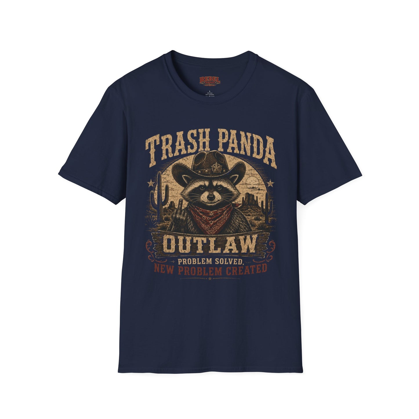 Trash Panda Outlaw (Offensive) Cowboy T-Shirt