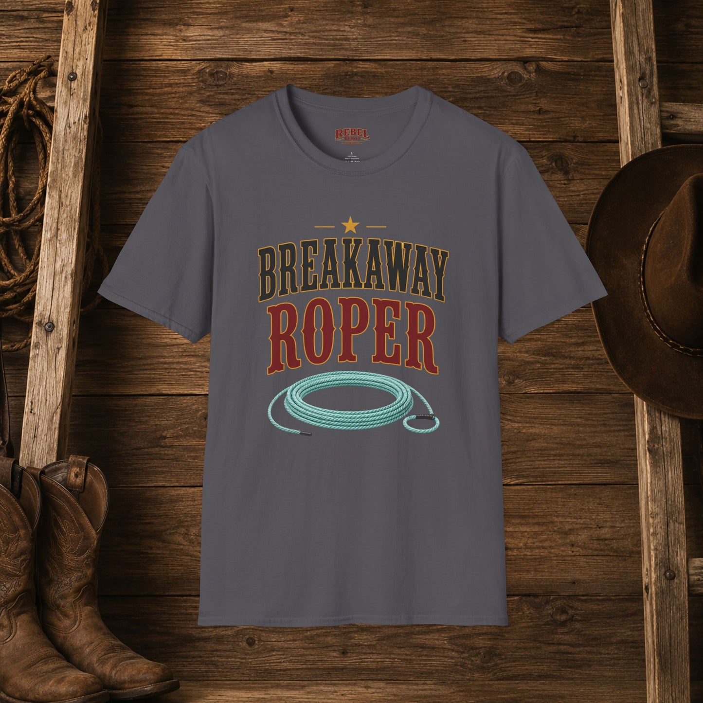 Breakaway Roper  Adult T-Shirt
