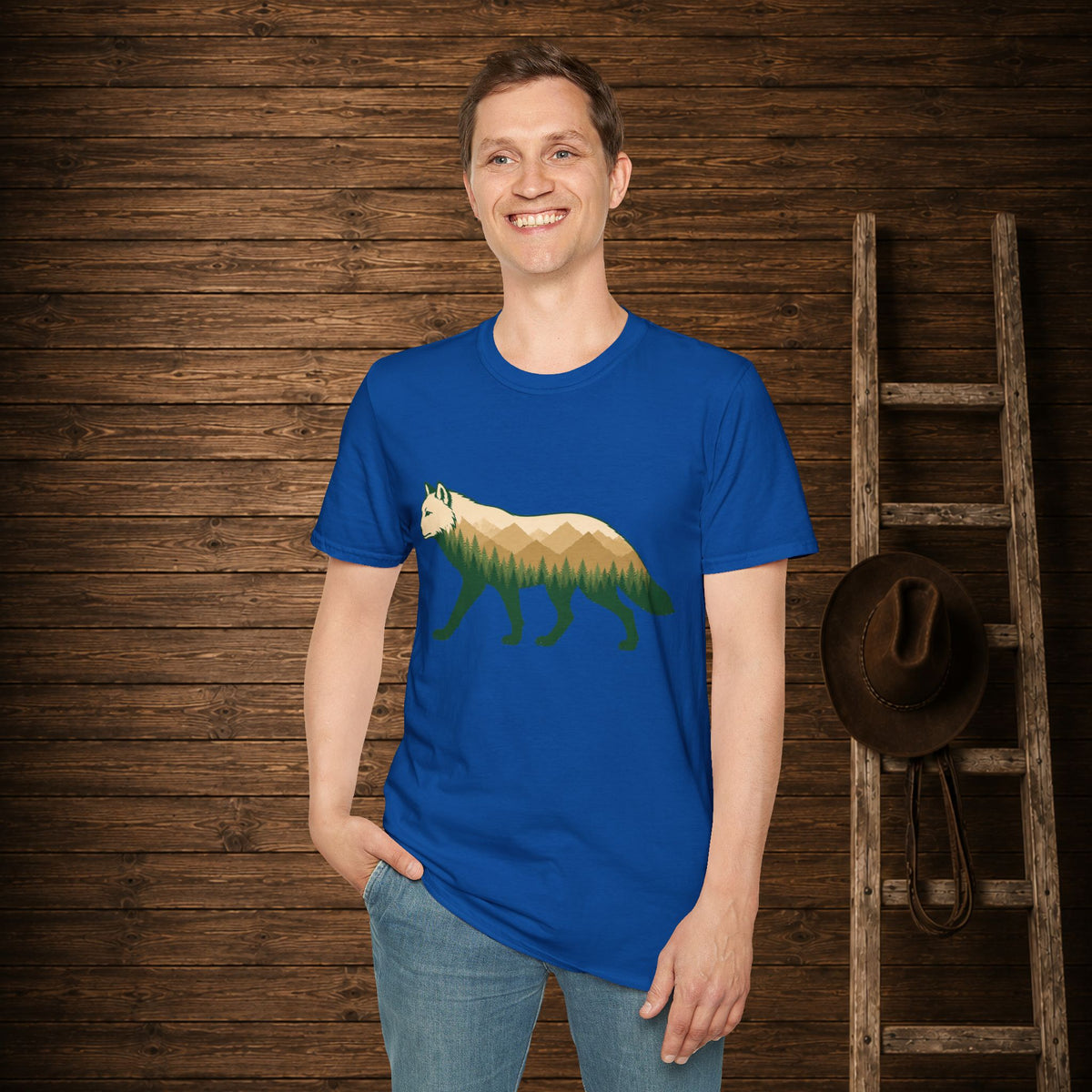 Wilderness Wolf  Adult Size T-Shirt
