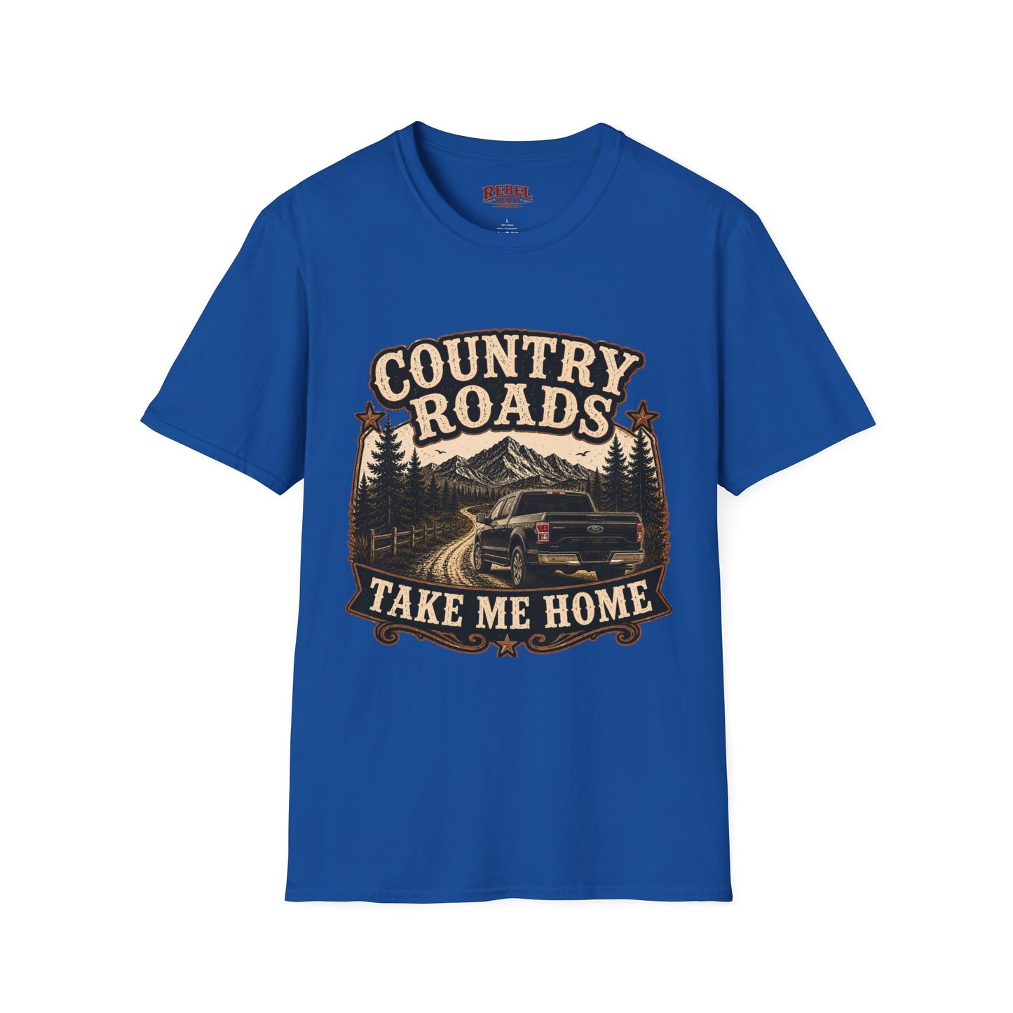 Country Roads Ford  Adult Size T-Shirt