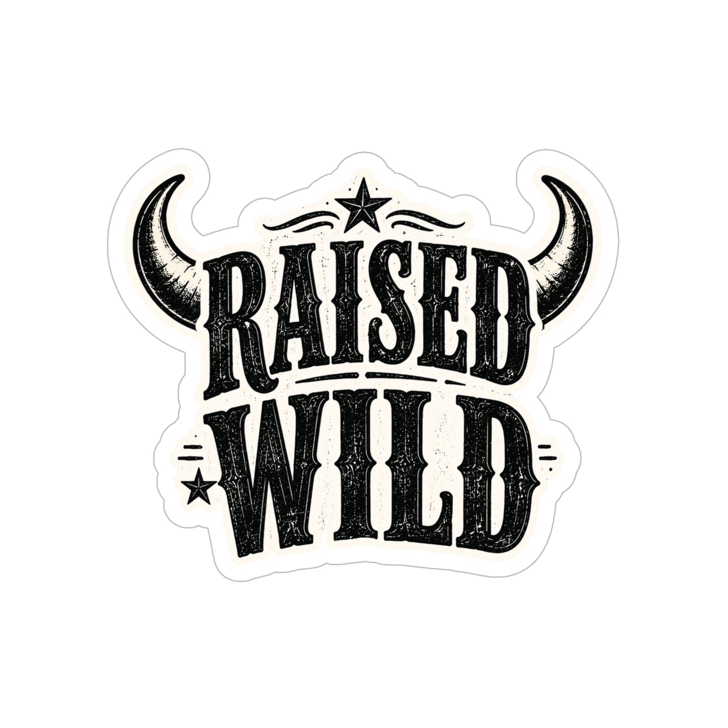 Raised Wild  Transparent Outdoor Vinyl