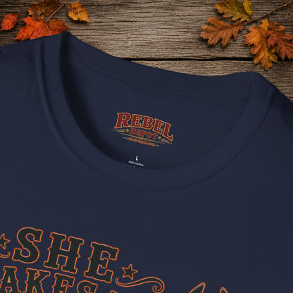 She's A Bow Hunter  Adult Size T-Shirt
