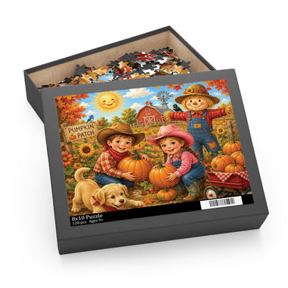 Pumpkin Patch Fun  Puzzle (120, 252, 500-Piece)