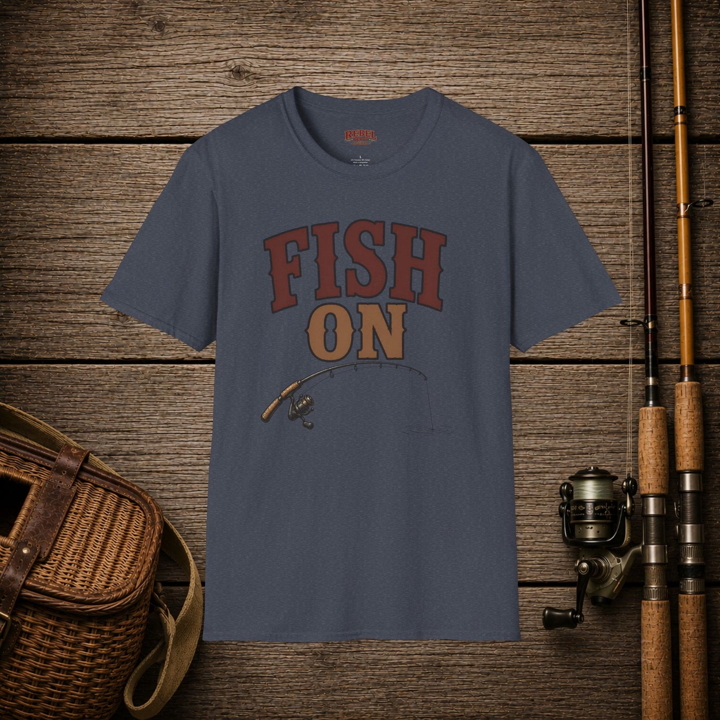 Fish On  Adult T-Shirt
