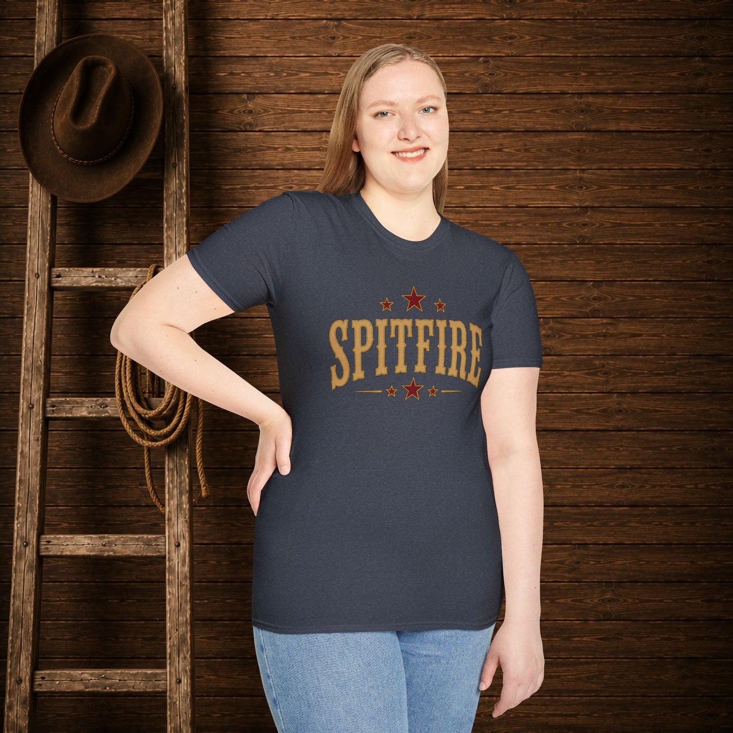 Spitfire Girl  Adult T-Shirt