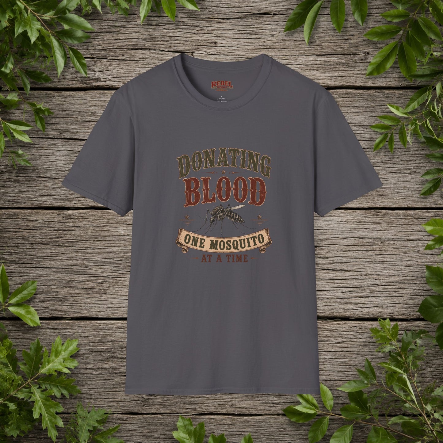 Donating Blood   Adult Size T-Shirt
