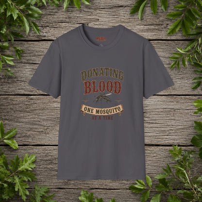 Donating Blood   Adult Size T-Shirt
